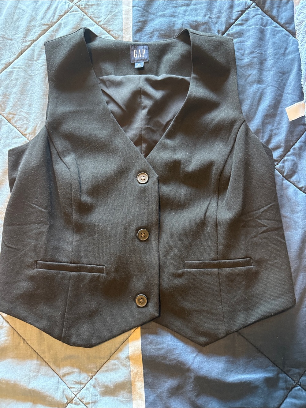 GAP Black Women's Tailored Vest